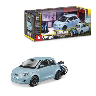 1/24 fiat 500e s biciklom