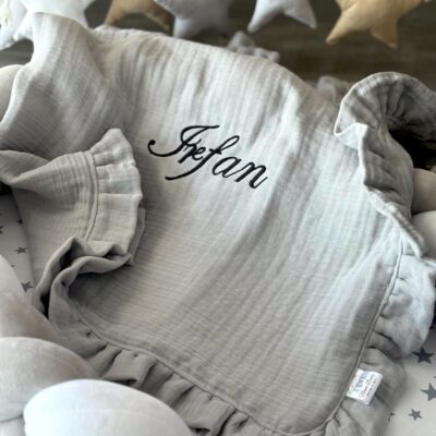 Dekica muslin – siva