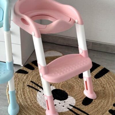 Adapter za wc šolju sa stepenikom – roze