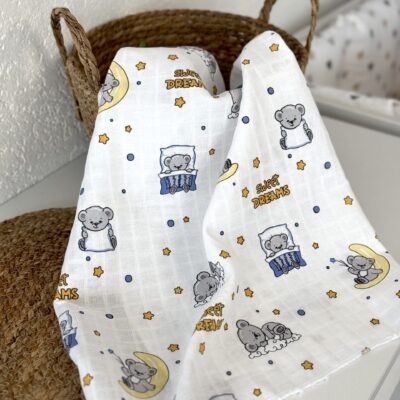 Muslin tetra pelena 75x75cm – sweet dreams