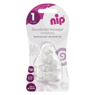 Nip sisač anatomic, anticolic, silikon, vel.1 (0-6mj) flow m