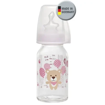 Nip staklena bočica standard,125ml,vel.1, flow s mix
