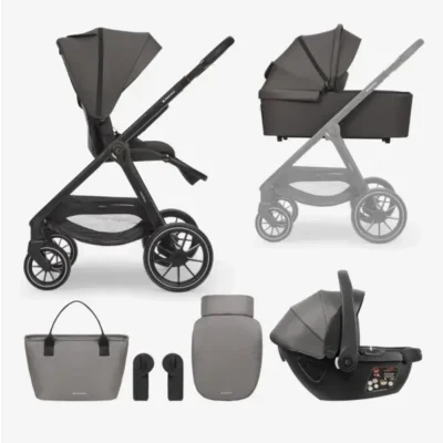 Kikka boo modena kolica 3u1, dark grey