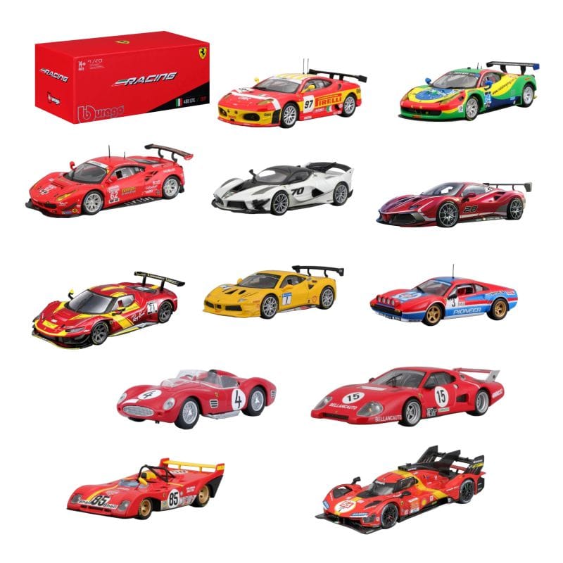 1:43 ferrari trkaći auto, asst.