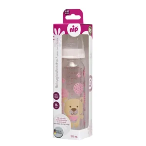 Nip staklena bočica standard, 250 ml, vel.1, flow m, mix