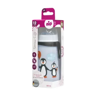 Nip straw cup, pp, 330ml, boy