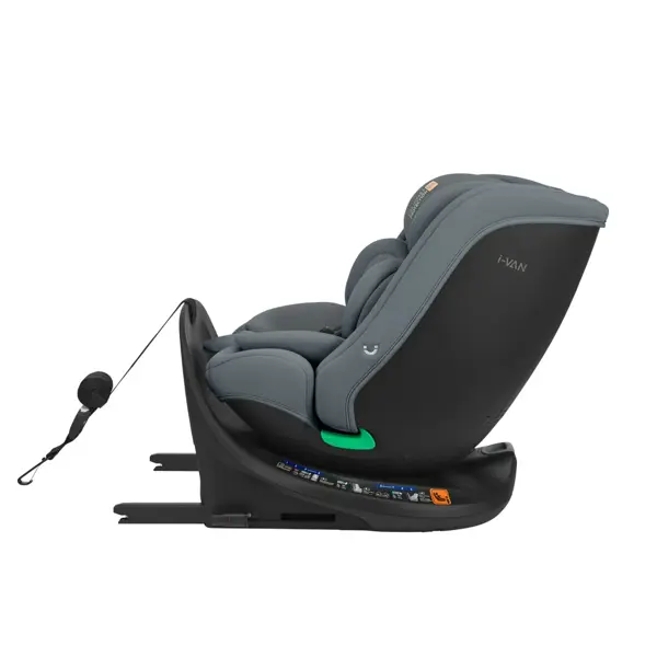 Kikka boo autosjedalica i-van, i-size, 40-150cm, dark grey