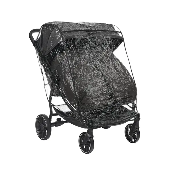 Kikka boo happy 2 kolica za blizance, black