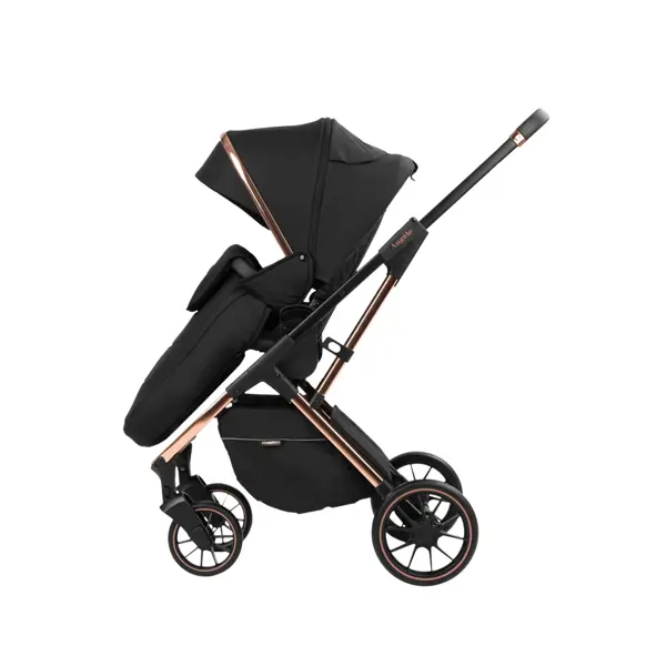 Kikka boo kolica angele chrome 3u1 crna