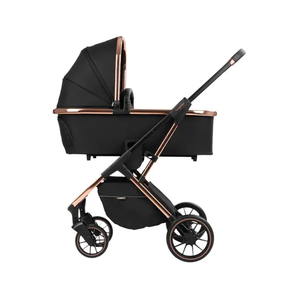 Kikka boo kolica angele chrome 3u1 crna