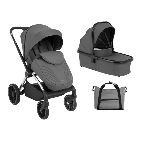 Kikka boo kolica kara 2u1,grey
