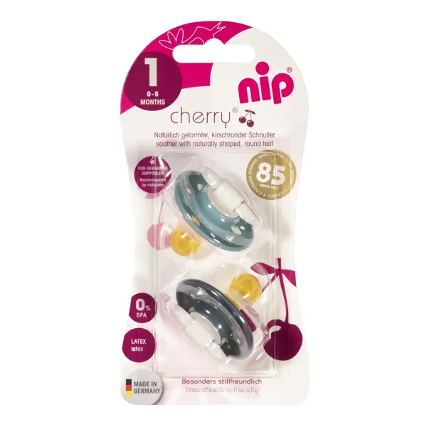 Nip cherry duda, latex, vel.1 (0-6 mjeseci)