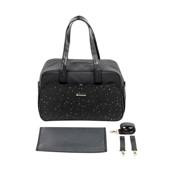 Kikka boo torba za mame chelsea confetti,black