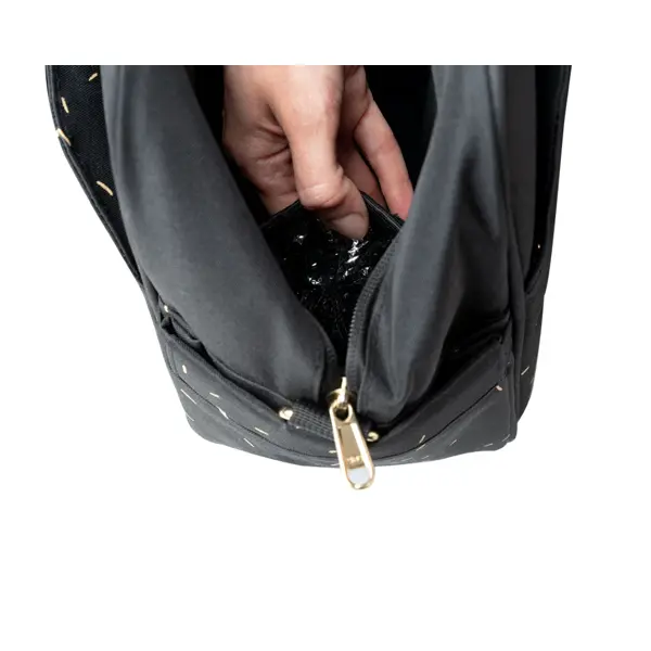 Kikka boo torba za mame chelsea confetti,black