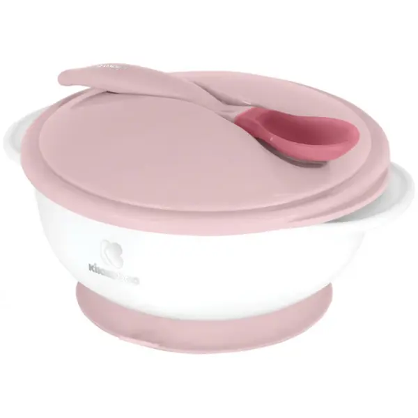 Zdjela sa Žlicom za osjet topline pink