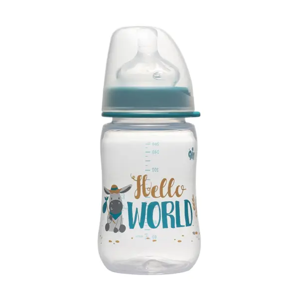 Nip pp bočica Široko grlo, 260ml, vel.0+,flow m, boy